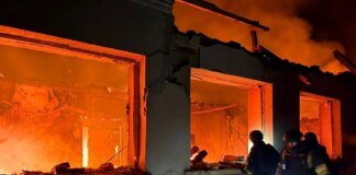 In the Kharkiv region, an enemy drone hit a house, the body of a man was recovered from under the rubble, his wife injured