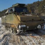 The Armed Forces of Ukraine use rare vehicles based on Dutch YPR-765 APCs for driver training