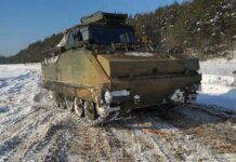 The Armed Forces of Ukraine use rare vehicles based on Dutch YPR-765 APCs for driver training