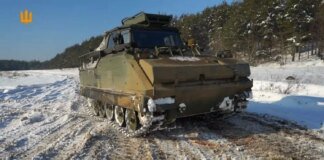 The Armed Forces of Ukraine use rare vehicles based on Dutch YPR-765 APCs for driver training
