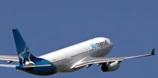 Canadian airlines are pulling back from flights to the US, with one leaving the country entirely