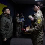 Zelenskyy honored soldiers of the 12th Special Purpose Brigade "Azov" with state awards