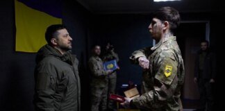 Zelenskyy honored soldiers of the 12th Special Purpose Brigade "Azov" with state awards