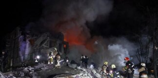 Rescuers found a deceased person under the rubble of a residential building in Kharkiv