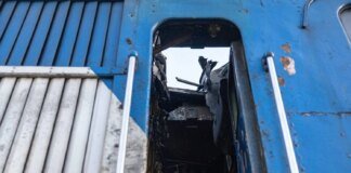 Russian Lancet UAV attacked passenger train "Kyiv-Sumy"