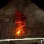 Night attack on Zaporizhzhia: private house damaged, fire broke out