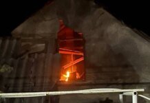 Night attack on Zaporizhzhia: private house damaged, fire broke out