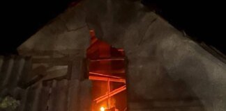 Night attack on Zaporizhzhia: private house damaged, fire broke out
