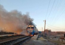 Enemy UAV attacked a passenger train in Sumy region, passengers evacuated