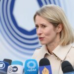 Kallas responded to Trump's words with a warning to allies regarding the Strait of Hormuz, mentioning Ukraine