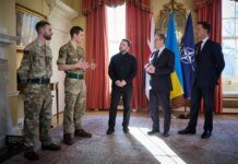 Zelenskyy, Starmer, and Rutte met in London. They discussed joint weapons production
