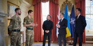 Zelenskyy, Starmer, and Rutte met in London. They discussed joint weapons production