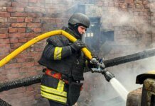 Russian drone attacked a hospital in Velykyi Burluk, Kharkiv region