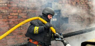 Russian drone attacked a hospital in Velykyi Burluk, Kharkiv region