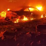 Night attack on Zaporizhzhia caused a large-scale fire in a parking lot