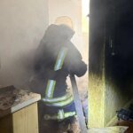 In Druzhkivka, a Russian FPV drone hit a nine-story building, causing a fire – State Emergency Service