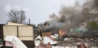 Enemy launched an airstrike on Zaporizhzhia, seven people injured