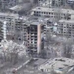 One of the hottest sections of the front – MIA showed the destroyed Kostiantynivka from the air