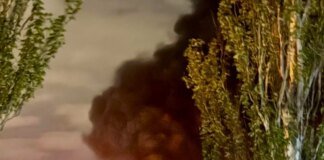 Enemy attacks Dnipro again – fire breaks out at infrastructure facility