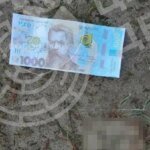 Enemy scatters counterfeit hryvnia in Kharkiv region with calls to "leak" AFU positions
