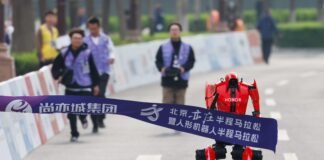 China’s robot half-marathon broke an important record — and made for plenty of laughs