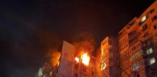 The enemy attacked Odesa – fires broke out in two high-rise buildings