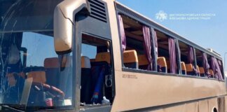In Dnipropetrovsk Region, the Enemy Struck Near a Gas Station: A Bus Carrying Children Was Damaged, Casualties Reported