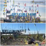 Occupiers strike the Orikhiv monument, a symbol of the Zaporizhzhia region