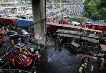 Train driver in Bangkok charged over deaths of eight people