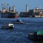 A ship with humanitarian aid from Mexico and Uruguay docked in Havana amid escalating tensions between the US and Cuba