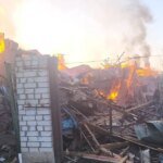 Morning strikes on Kharkiv: at least three wounded, over 25 houses damaged