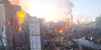 Morning strikes on Kharkiv: at least three wounded, over 25 houses damaged