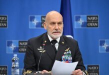 The Chair of the NATO Military Committee called the war in Ukraine "brutal" and warned of a storm amid global crises