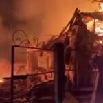 Massive Shahed attack on Konotop: three injured, part of a high-rise building destroyed