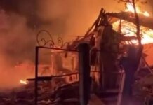 Massive Shahed attack on Konotop: three injured, part of a high-rise building destroyed