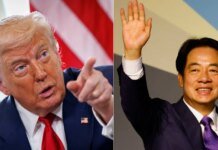 Trump announced talks with the President of Taiwan regarding $14 billion in weapons
