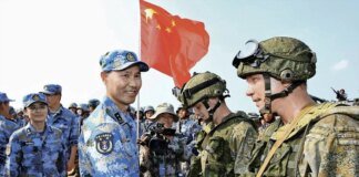 The Kremlin rejected reports that China secretly trained Russian soldiers for the war against Ukraine