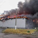 Russians attacked Balakliia twice in one day and burned down a local church