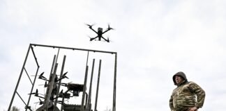 Ukraine is teaming up its war robots with flying drones for maximum effect in battle