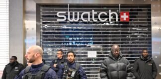 Mayhem breaks out at Swatch stores as fans rush to nab its Audemars Piguet pocket watch collab