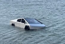 Don’t drive your Cybertruck into a lake