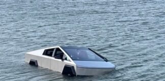 Don’t drive your Cybertruck into a lake